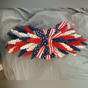 Patriotic wreath…. Show off your love for America!